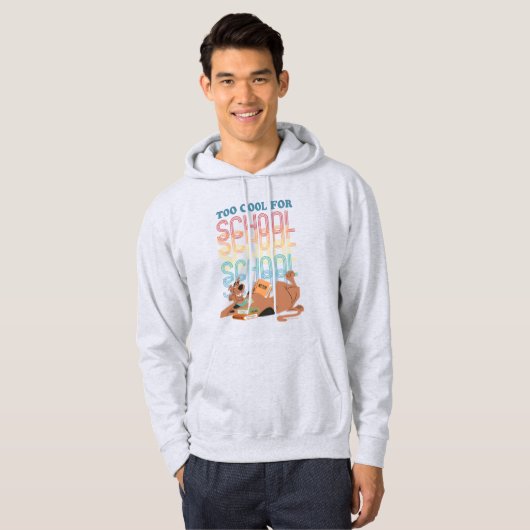 Scooby-Doo te kool voor school Hoodie (Voorkant volledig)