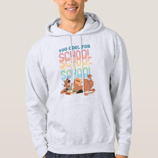 Scooby-Doo te kool voor school Hoodie (Voorkant)