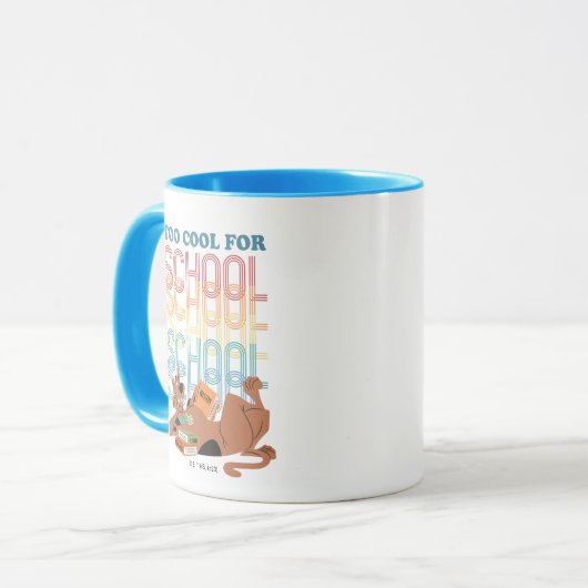 Scooby-Doo te kool voor school Mok (Voorkant links)