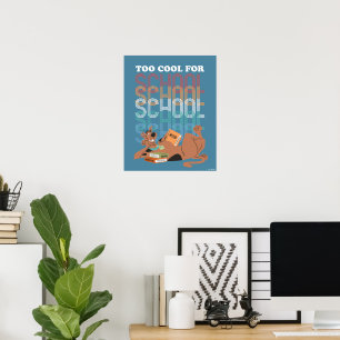 Scooby-Doo te kool voor school Poster