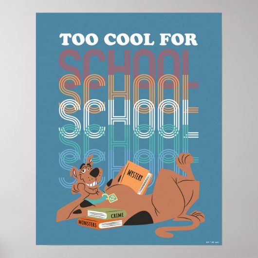 Scooby-Doo te kool voor school Poster (Voorkant)