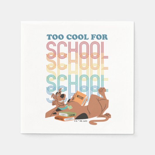 Scooby-Doo te kool voor school Servet (Voorkant)