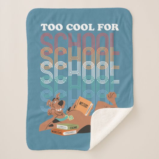 Scooby-Doo te kool voor school Sherpa Deken (Voorkant)