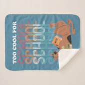 Scooby-Doo te kool voor school Sherpa Deken (Voorkant (horizontaal))
