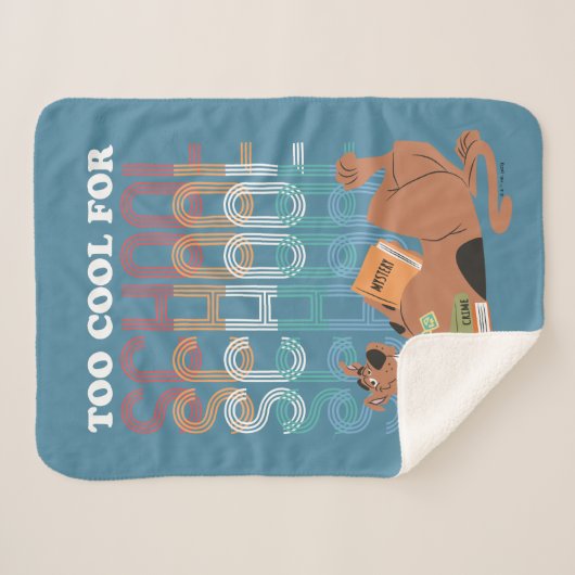 Scooby-Doo te kool voor school Sherpa Deken (Voorkant (horizontaal))