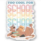 Scooby-Doo te kool voor school Sticker (Voorkant)