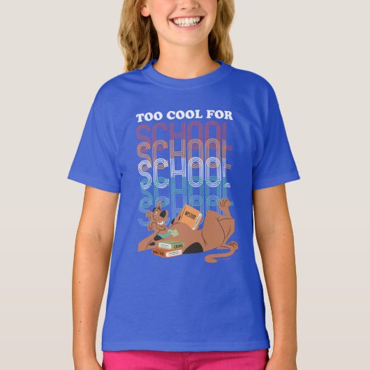 Scooby-Doo te kool voor school T-shirt (Voorkant)