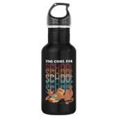 Scooby-Doo te kool voor school Waterfles (Voorkant)