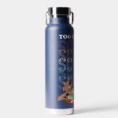 Scooby-Doo te kool voor school Waterfles (Voorkant)