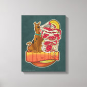 Scooby-Doo | Tegel van Pizza "Munchies" Grafisch Canvas Afdruk (Voorkant)