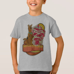 Scooby-Doo   Tegel van Pizza "Munchies" Grafisch T-shirt