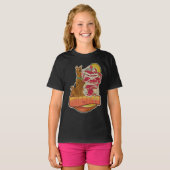 Scooby-Doo | Tegel van Pizza "Munchies" Grafisch T-shirt (Voorkant volledig)