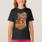 Scooby-Doo | Tegel van Pizza "Munchies" Grafisch T-shirt (Voorkant)