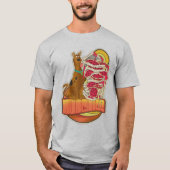 Scooby-Doo | Tegel van Pizza "Munchies" Grafisch T-shirt (Voorkant)