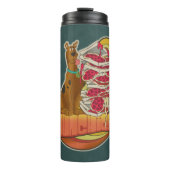 Scooby-Doo | Tegel van Pizza "Munchies" Grafisch Thermosbeker (Voorkant)