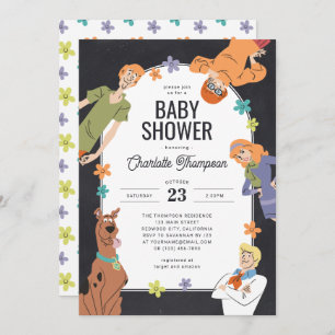 Scooby-Doo-tekens   Groovy Baby shower Kaart