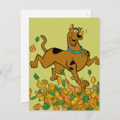 Scooby-Doo Thanksgiving Leaves Feestdagenkaart (Voorkant / Achterkant)