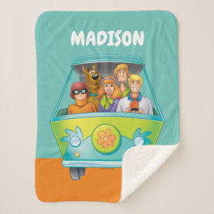 Scooby-Doo & The Gang Mystery Machine Airping Sherpa Deken