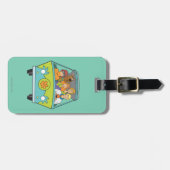 Scooby-Doo & The Gang Mystery Machine Bagagelabel (Voorkant horizontaal)