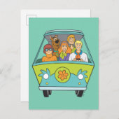 Scooby-Doo & The Gang Mystery Machine Briefkaart (Voorkant / Achterkant)
