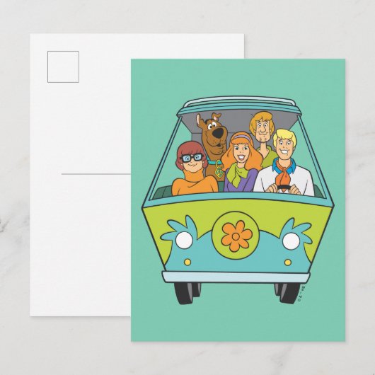 Scooby-Doo & The Gang Mystery Machine Briefkaart (Voorkant / Achterkant)