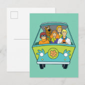 Scooby-Doo & The Gang Mystery Machine Briefkaart (Voorkant / Achterkant)
