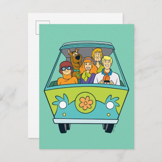 Scooby-Doo & The Gang Mystery Machine Briefkaart (Voorkant / Achterkant)