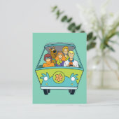 Scooby-Doo & The Gang Mystery Machine Briefkaart (Staand voorkant)