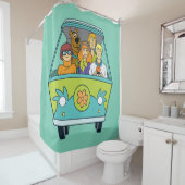 Scooby-Doo & The Gang Mystery Machine Douchegordijn (In situ)