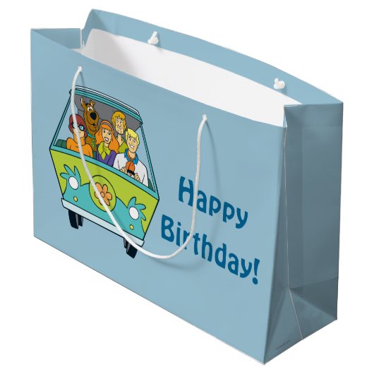 Scooby-Doo & The Gang Mystery Machine Groot Cadeauzakje (Achterkant Gekanteld)
