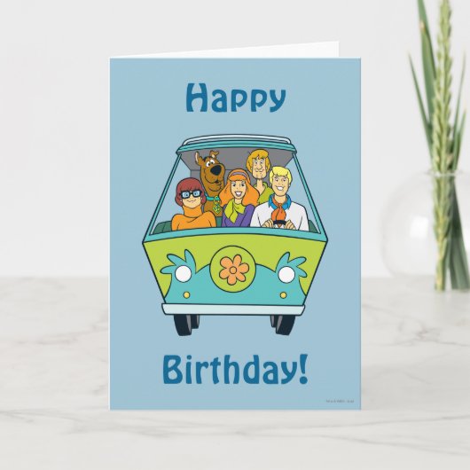 Scooby-Doo & The Gang Mystery Machine Kaart (Voorkant)