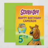 Scooby-Doo & The Gang Mystery Machine Kaart (Voorkant / Achterkant)