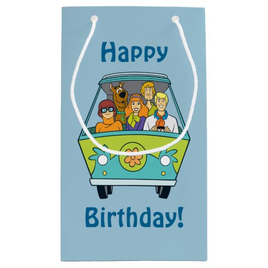 Scooby-Doo & The Gang Mystery Machine Klein Cadeauzakje (Achterkant)