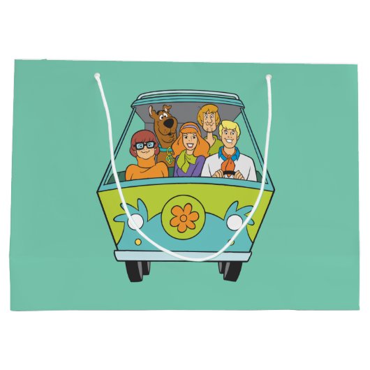 Scooby-Doo & The Gang Mystery Machine Large Cadeautasje (Achterkant)