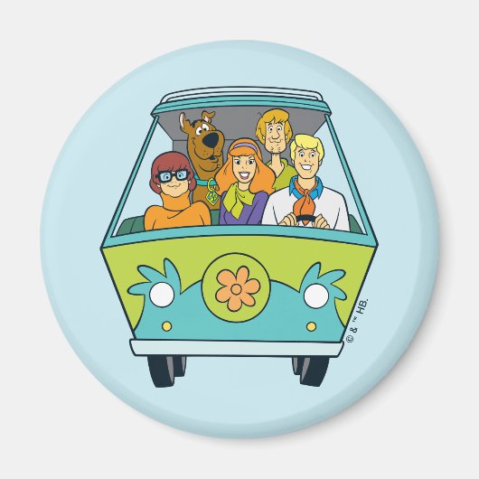 Scooby-Doo & The Gang Mystery Machine Magneet (Voorkant)