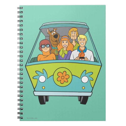 Scooby-Doo & The Gang Mystery Machine Notitieboek (Voorkant)