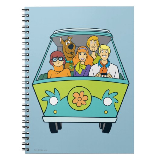 Scooby-Doo & The Gang Mystery Machine Notitieboek (Voorkant)