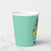 Scooby-Doo & The Gang Mystery Machine Papieren Bekers (Rechts)