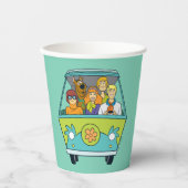 Scooby-Doo & The Gang Mystery Machine Papieren Bekers (Voorkant)