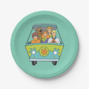 Scooby-Doo & The Gang Mystery Machine Papieren Bordje