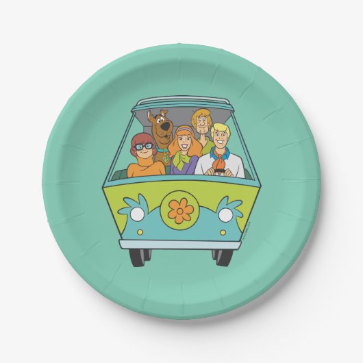 Scooby-Doo & The Gang Mystery Machine Papieren Bordje (Voorkant)