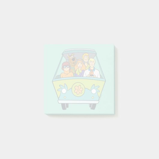 Scooby-Doo & The Gang Mystery Machine Post-it® Notes (Voorkant)
