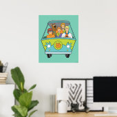 Scooby-Doo & The Gang Mystery Machine Poster (Thuiskantoor)