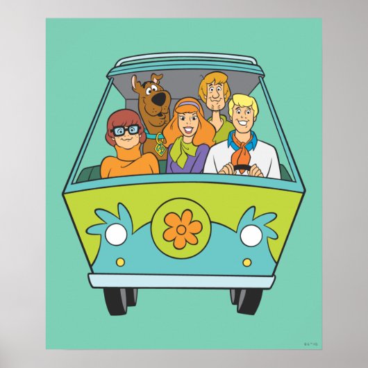 Scooby-Doo & The Gang Mystery Machine Poster (Voorkant)