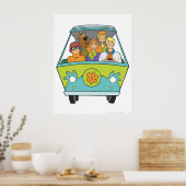 Scooby-Doo & The Gang Mystery Machine Poster (Keuken)