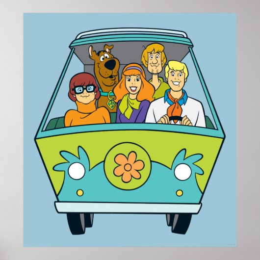 Scooby-Doo & The Gang Mystery Machine Poster (Voorkant)