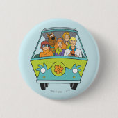 Scooby-Doo & The Gang Mystery Machine Ronde Button 5,7 Cm (Voorkant)
