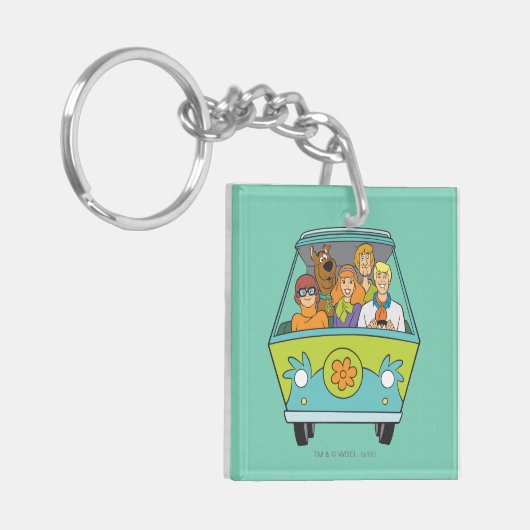 Scooby-Doo & The Gang Mystery Machine Sleutelhanger (Voorkant Links)