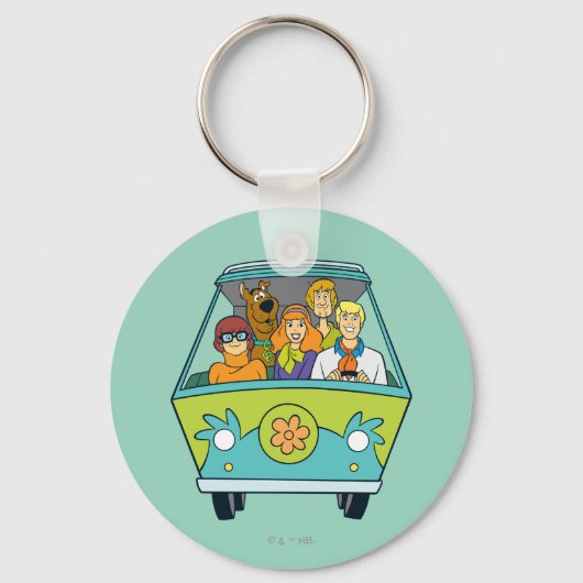 Scooby-Doo & The Gang Mystery Machine Sleutelhanger (Achterkant)