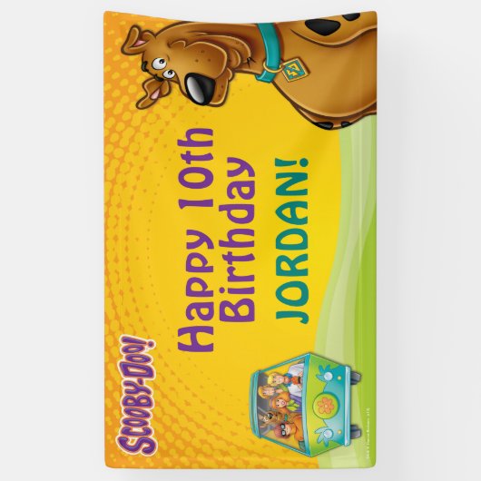 Scooby-Doo & The Gang Mystery Machine Spandoek (Verticaal)